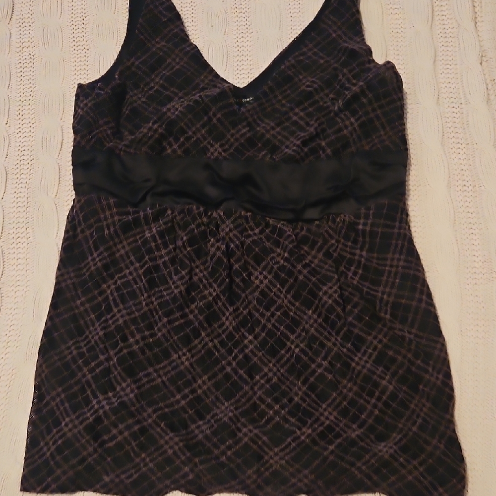 New York & Company Black and Brown Top